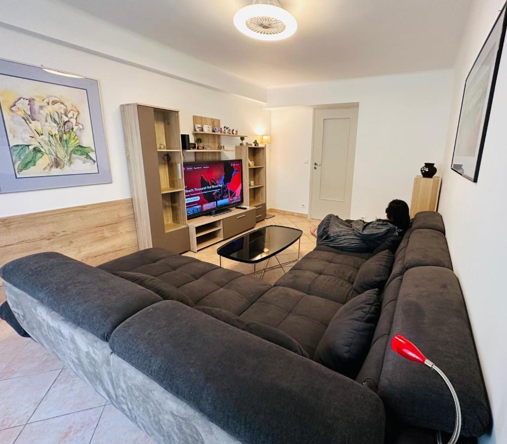 The Nice - 3 Rooms, 3Air Cond, 3Tv, 3Fans, 2 Wc, Wifi Everywhere 5Min Aeroport, Train, Beach, 1Min Tram, 15 Min Centre, Port, Parking Possible المظهر الخارجي الصورة
